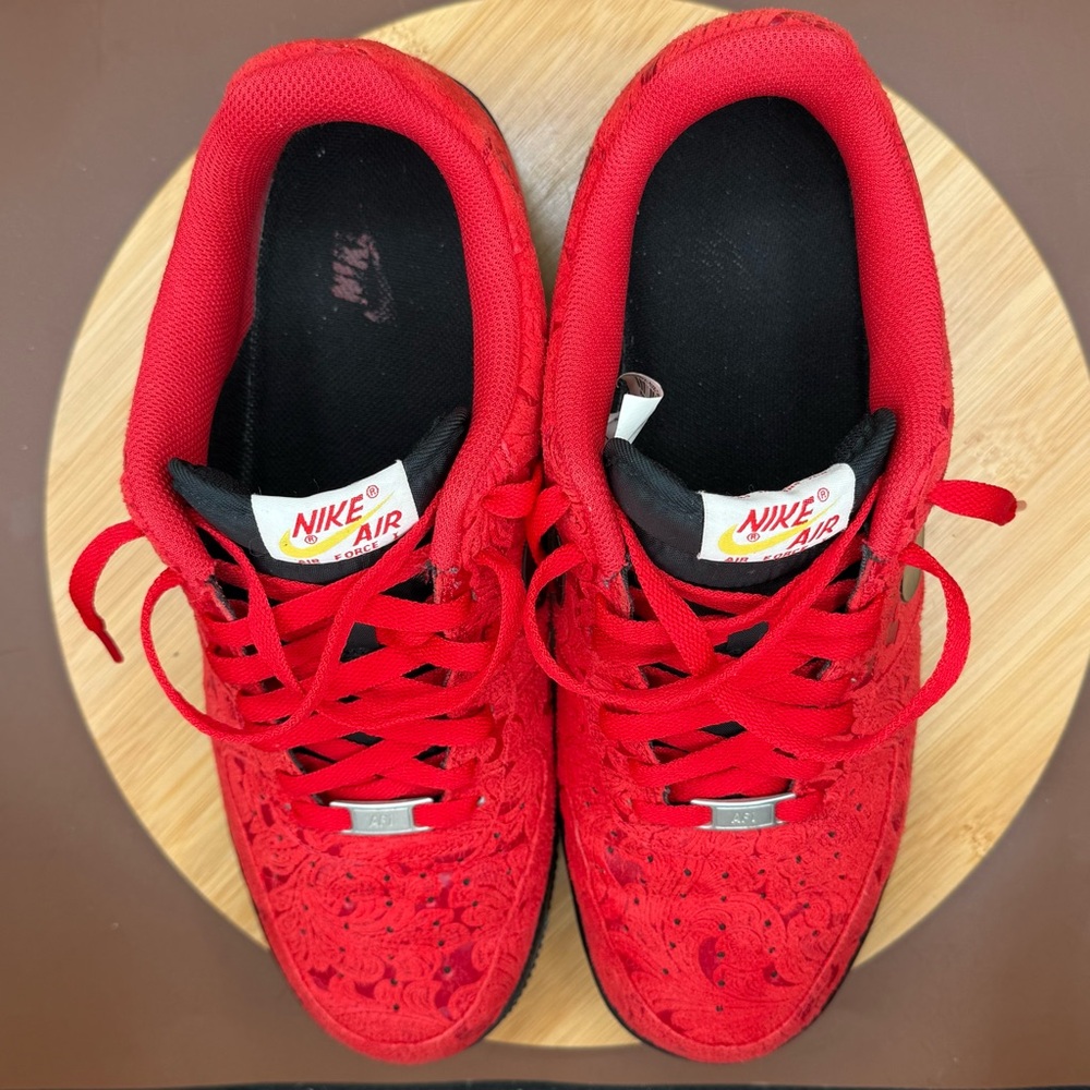 Nike Air Force 1 Low “ Red Paisley” Men’s Sz 11 - Picture 6 of 10